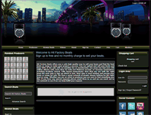 Tablet Screenshot of hitfactorybeats.com